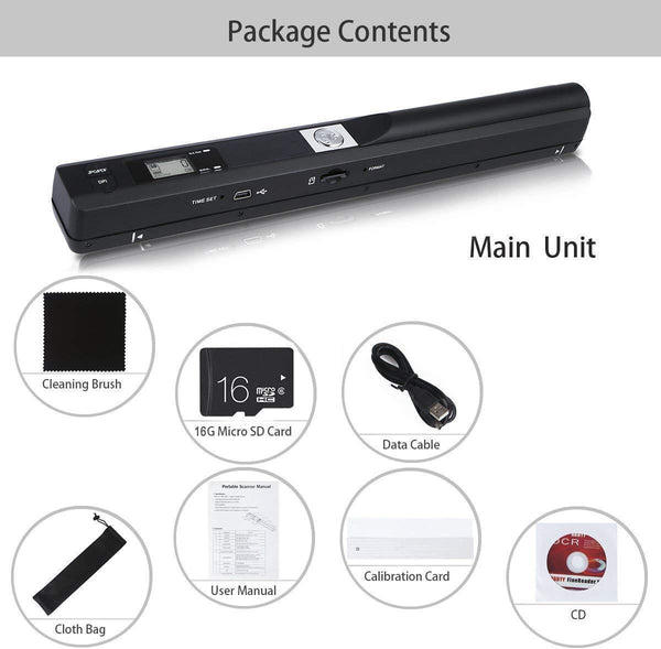 Portable Scanners for Documents, Receipts